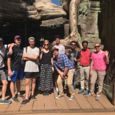 Our group for the shared tour to Angkor Wat