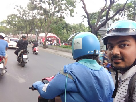 The streets of Vietnam and the Uber moto