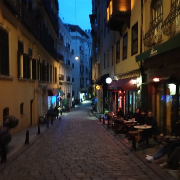 Random cobbled stone streets giving European feel